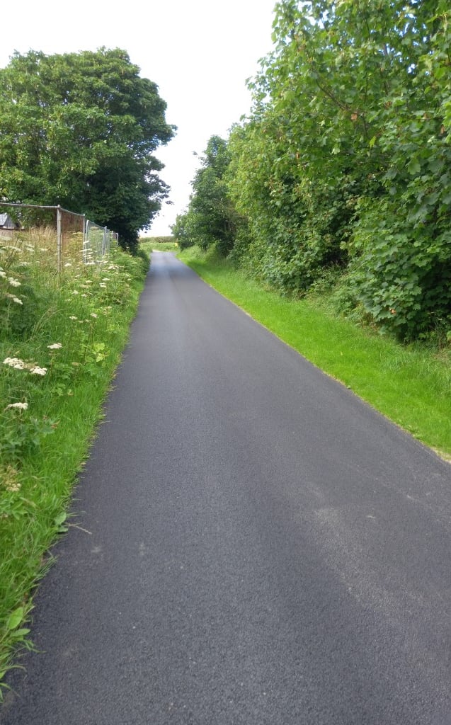 Ballakinnag Road, Andreas, otherwise known as the Smeale Beach Road, has been resurfaced