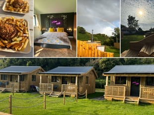 'I swapped tent wrestling for a luxury cabin at Glen Wyllin campsite'