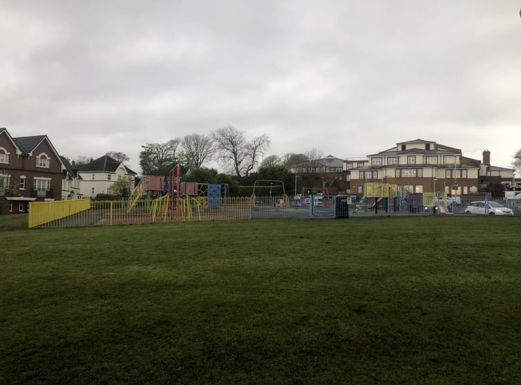 Governor's Hill play area in Douglas