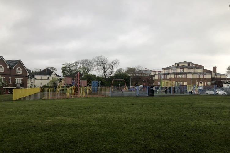 Governor's Hill play area in Douglas