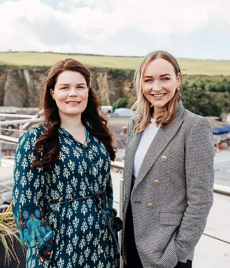 Alice Leadbeater-Terris and Laura O'Sullivan-Spiers (right)