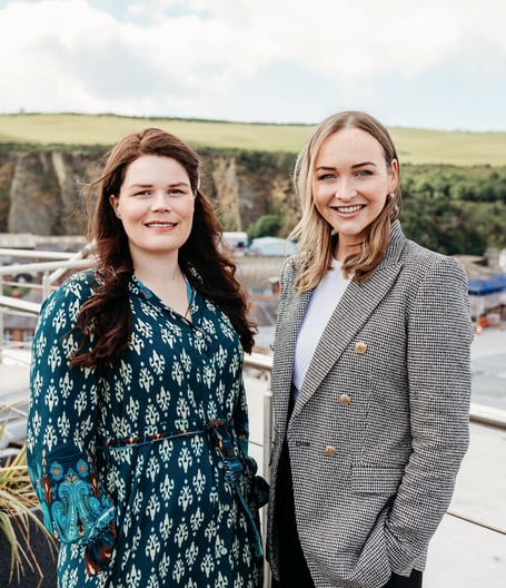 Alice Leadbeater-Terris and Laura O'Sullivan-Spiers (right)
