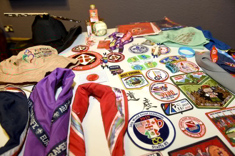 Some of the badges available for Manx Scouts following their annual jamboree 