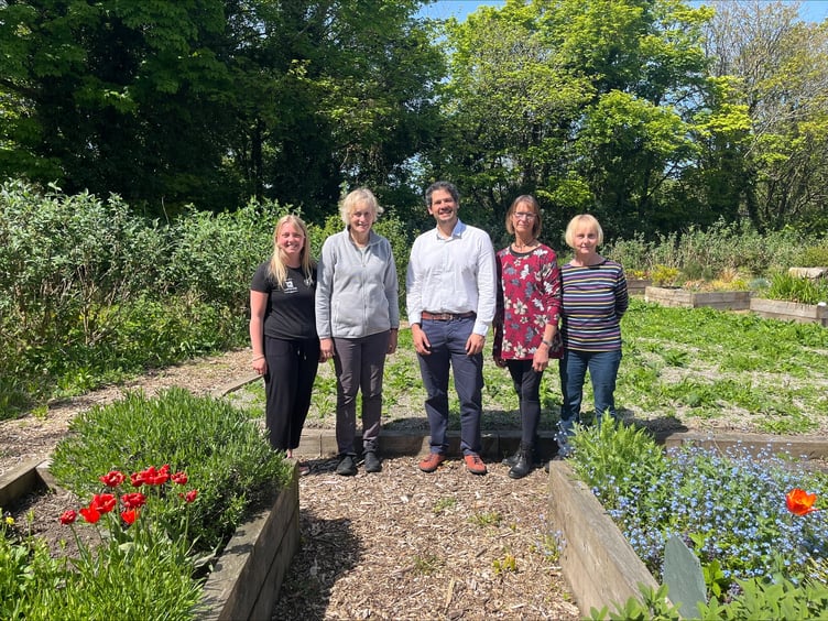 Members of the Manx Wildlife Trust during a recent seed trial