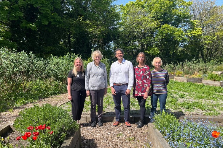 Members of the Manx Wildlife Trust during a recent seed trial