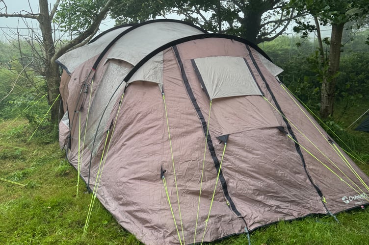 Our 'strategically placed tent' served us well over the course of the festival