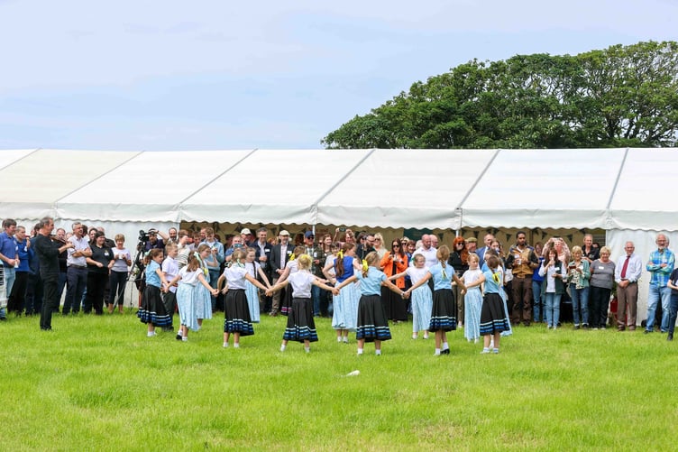 Manx dancing forms part of the day's activities