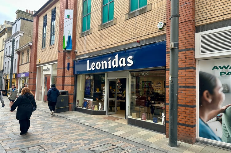 Leonidas in Strand Street, Douglas