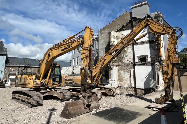 Demolition complete at Bridge Road, Douglas