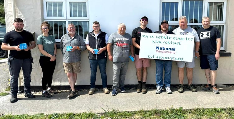 The prizewinners in the third round of Ayre Clay Target Club’s summer sportrap league last Sunday