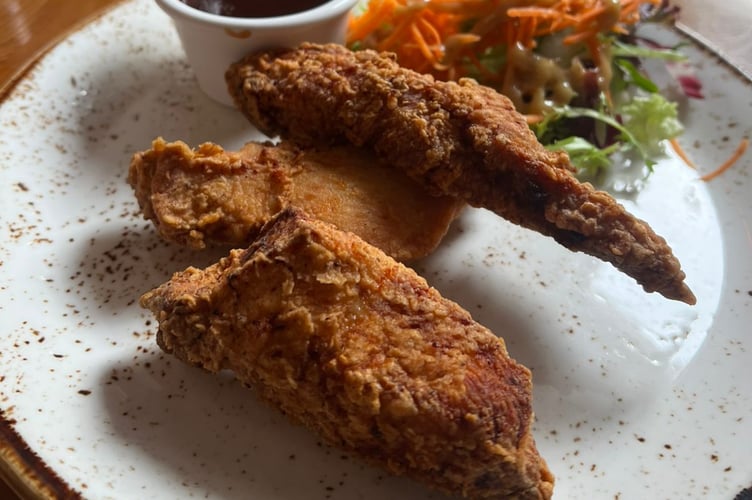 Chicken goujons small plates at Jaks