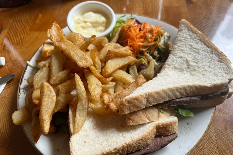 The beef sandwich at Jaks