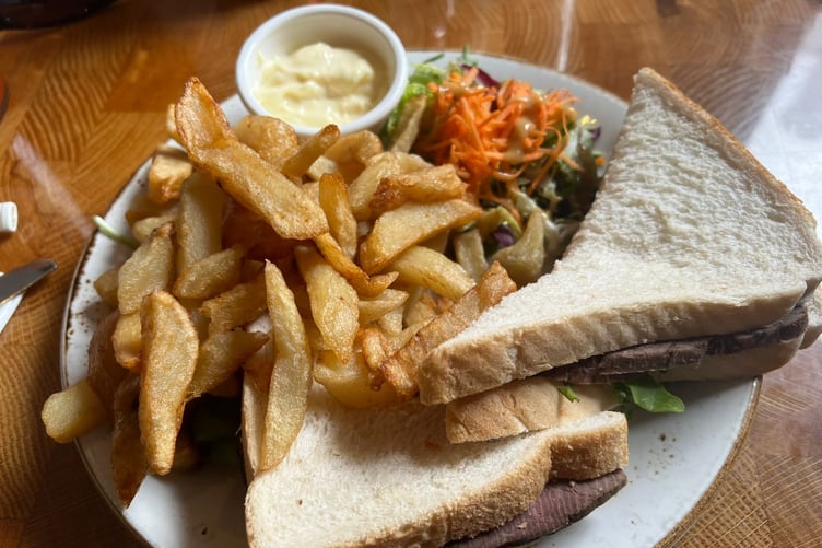 The beef sandwich at Jaks