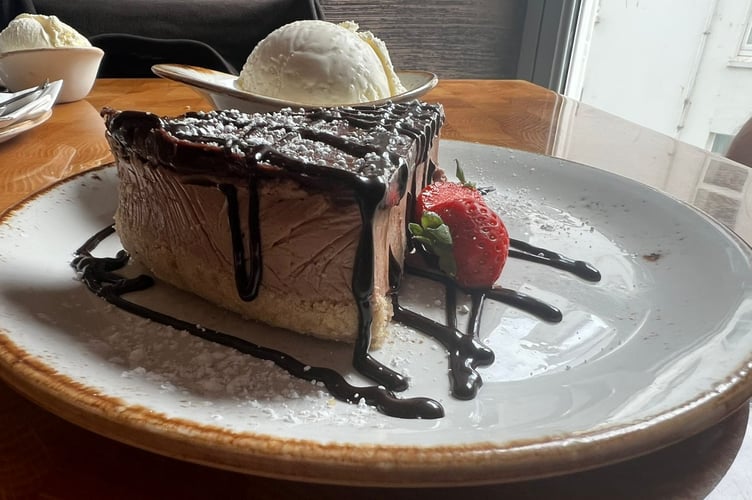 The Nutella cheesecake at Jaks