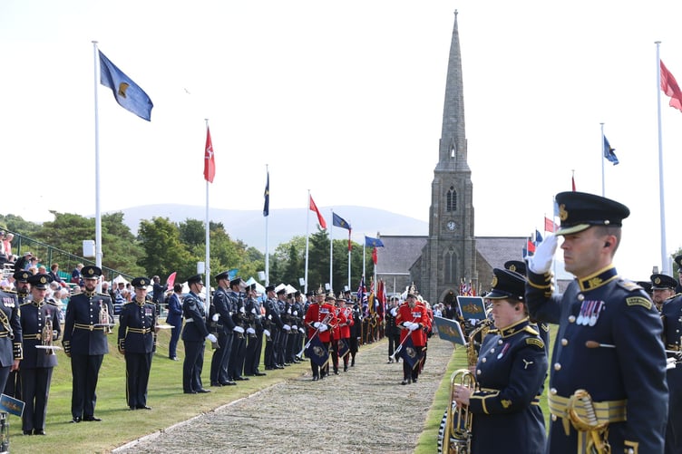 The Tynwald Day guard of honour