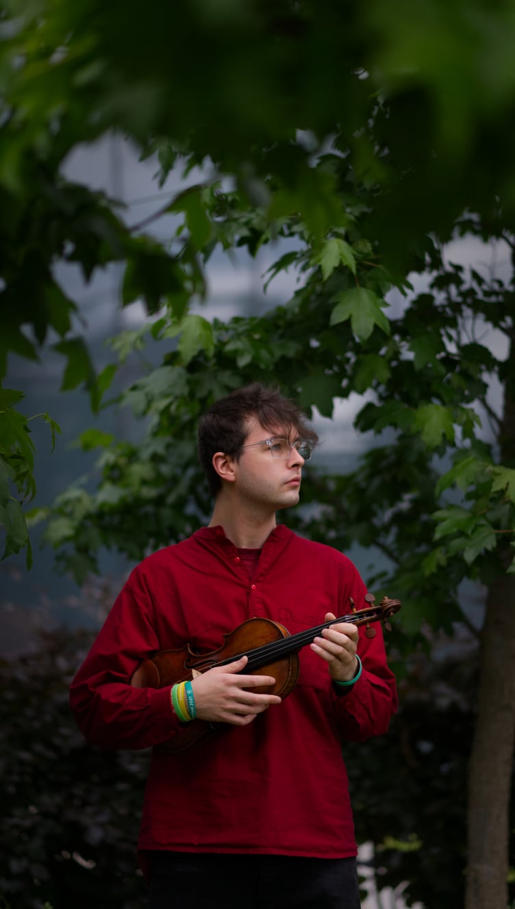 Violinist Dylan Latham
