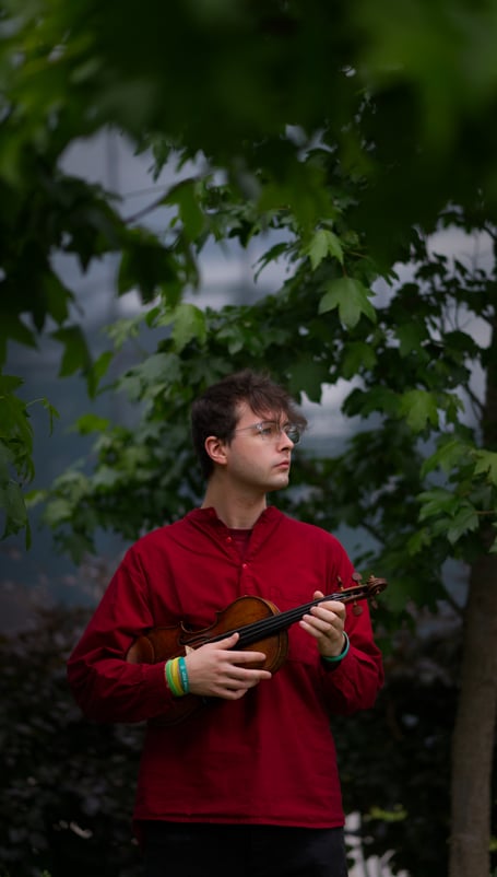 Violinist Dylan Latham
