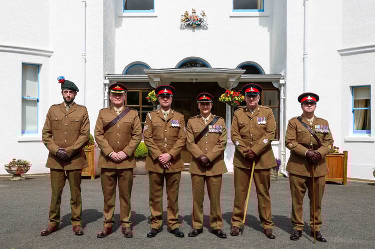 Members of the Army Cadets were in attendance 