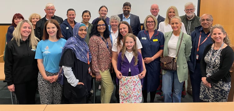 Staff, supporters and special guests present for the celebration.