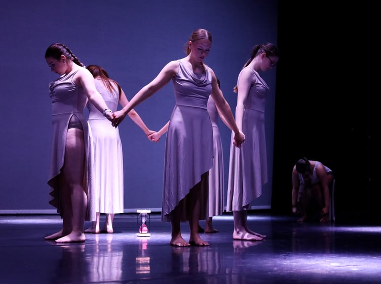 The Mannin Youth Dance Company performing 'Against The Clock'