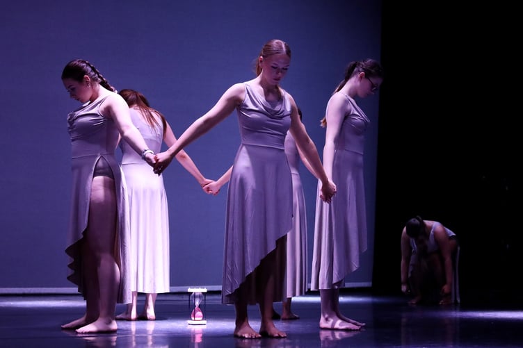 The Mannin Youth Dance Company performing 'Against The Clock'