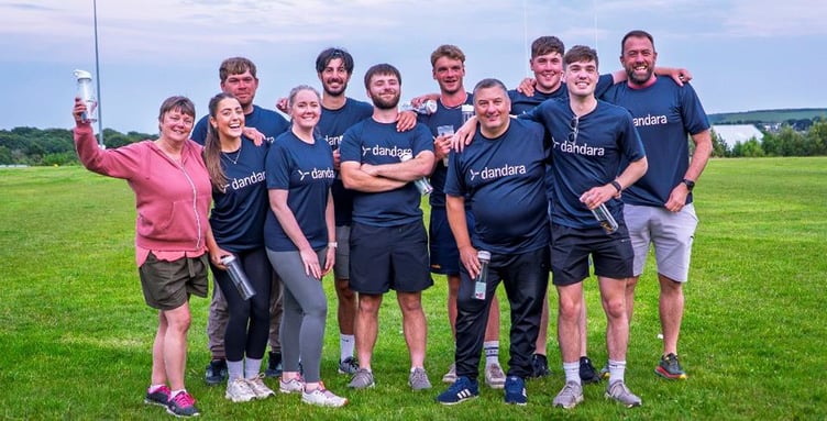 The Dandara team that triumphed overall in the recent annual Children’s Centre Rounders Tournament at Ballafletcher