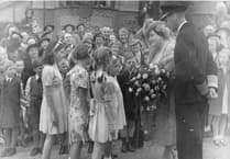 Eileen was flower girl for Royal visit to Isle of Man in 1945