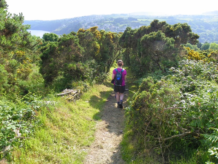The Raad ny Foillan coastal footpath at Laxey
