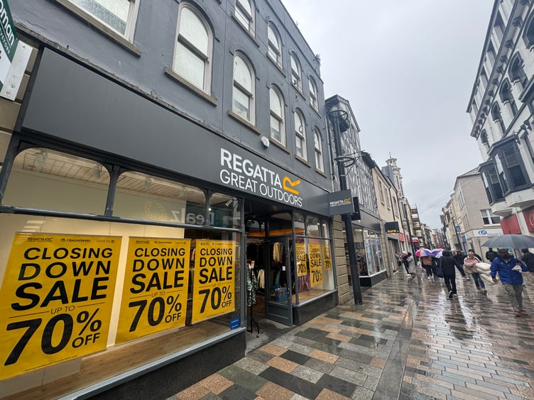 The Regatta Great Outdoors store in Strand Street is closing down