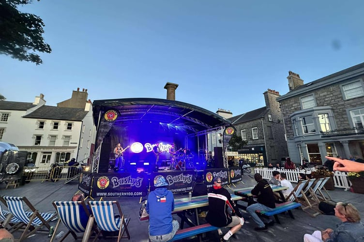 CUNext Friday performed in the Bushy's Fanzone following some brilliant action on the Billown Course