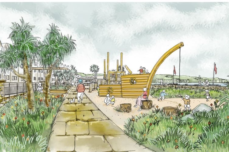 Plans for the sunken gardens on Douglas Promenade have been approved 