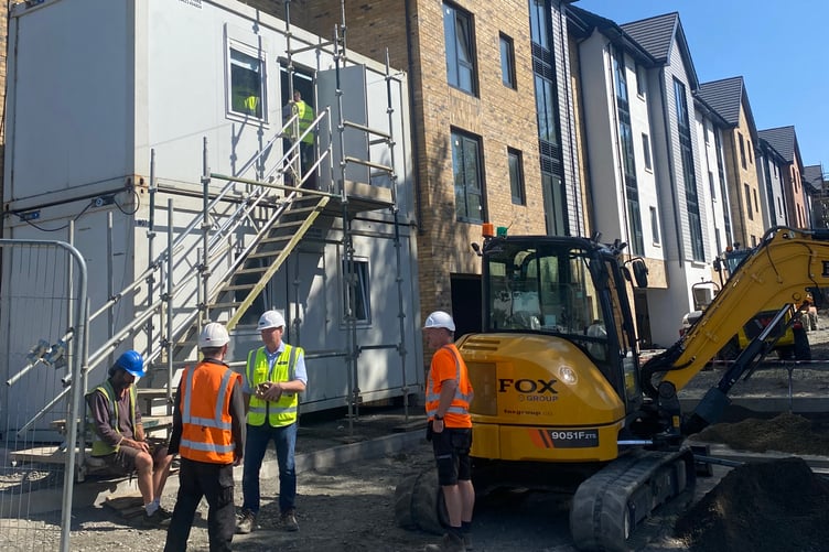 The new James Brown Apartments in Williaston