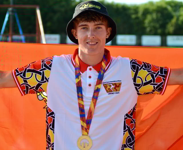 Regan Corrin successfully defends Island Games high jump title