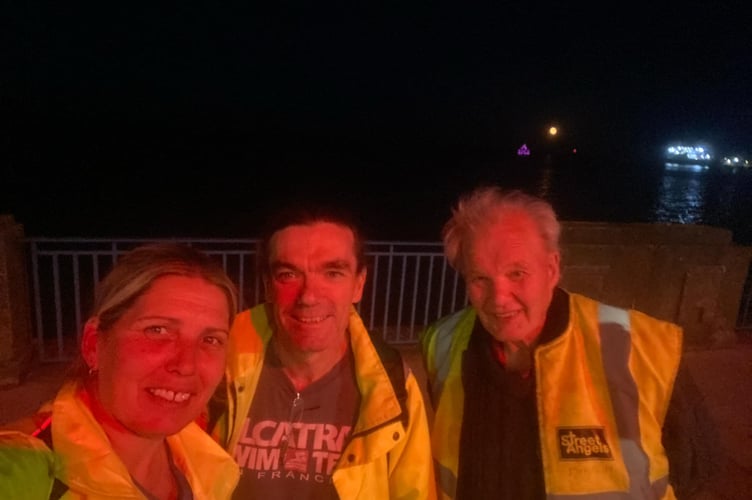 Members of Street Angels were out and about in Douglas over the weekend 