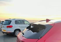 Rock ‘the size of a tennis ball’ thrown from cliff smashes car window
