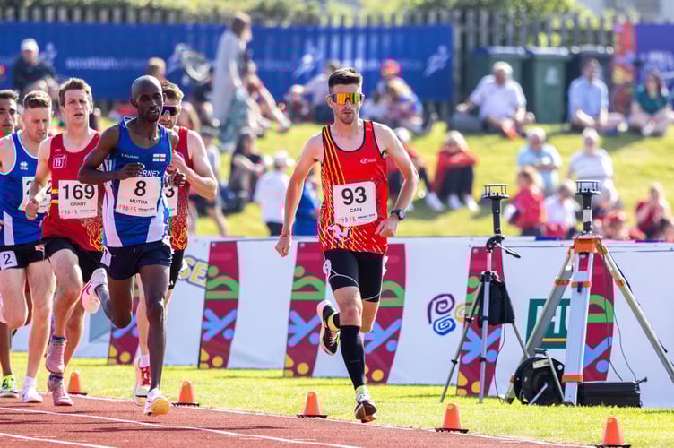 Jordan Cain finished 12th in the men's 10,000 metres (Photo: Gary Weightman)