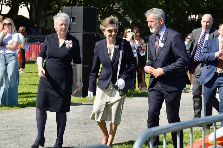 Princess Royal, Princess Anne, said she hopes that all athletes 'will enjoy being part of this experience in the Island Games.'