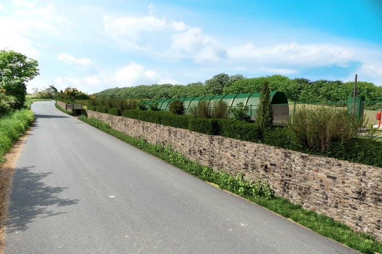 How the proposed sewage treatment works at Axnfell will look