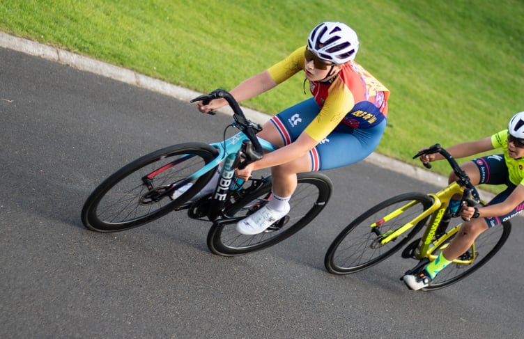 Lily-Ann Scott was the leading girl in the under-16 racing bikes class at the NSC last Tuesday (Photo: Gary Jones/Manxman Photos)