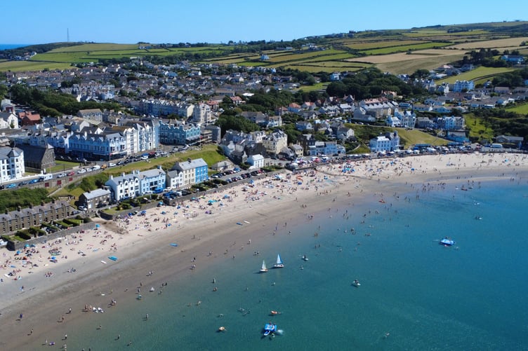 Port Erin Beach in all its glory during the Port Erin Beach Festival (Photo: Frank Schuengel / Amadeusiom)