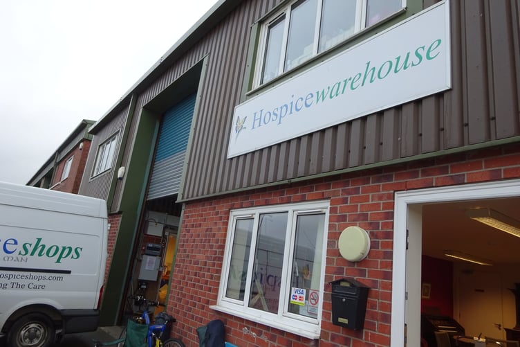 The Hospice Isle of Man warehouse