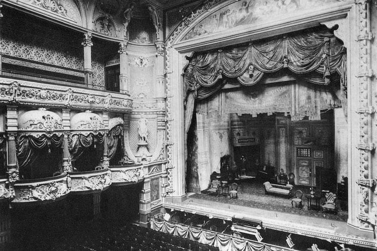 A photo of the Gaiety Theatre, circa 1900