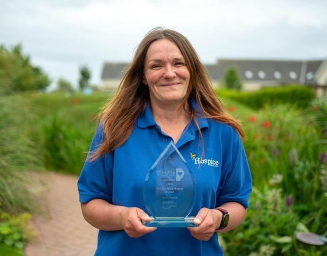 Hospice Isle of Man gardener 'honoured and privileged' to win award