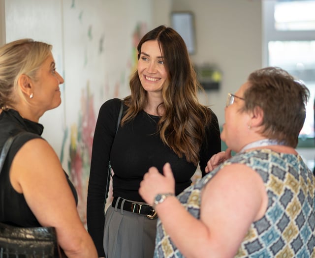Pictures as Lady Cavendish unveiled as patron of children's hospice