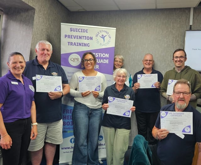 Charity urges sportspeople to 'stand up to suicide' through training 