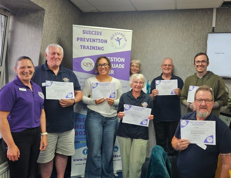 The training, known as QPR (Question, Persuade, RefeR) can be completed in just three hours