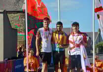 Island Games 2025: Isle of Man cyclists finish with two silvers in town criterium