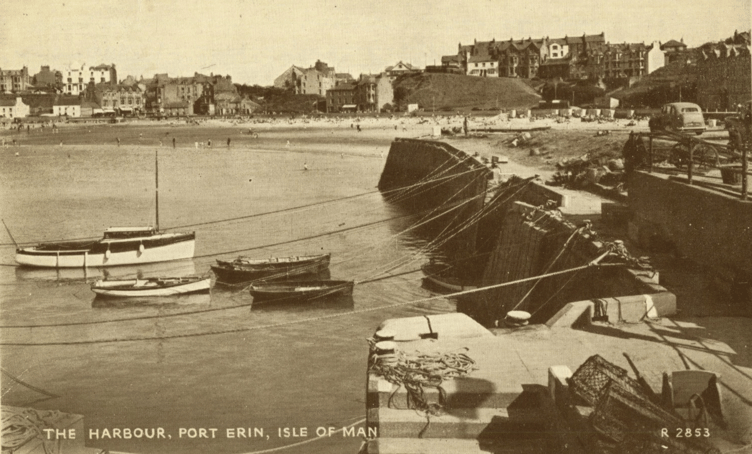 An old photo of Port Erin - sadly, Kathleen never made the trip to the village due to the changeable weather