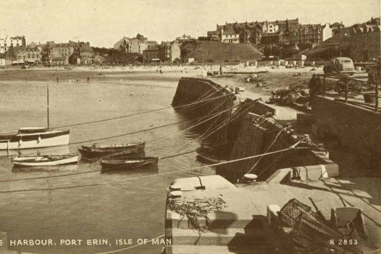 An old photo of Port Erin - sadly, Kathleen never made the trip to the village due to the changeable weather