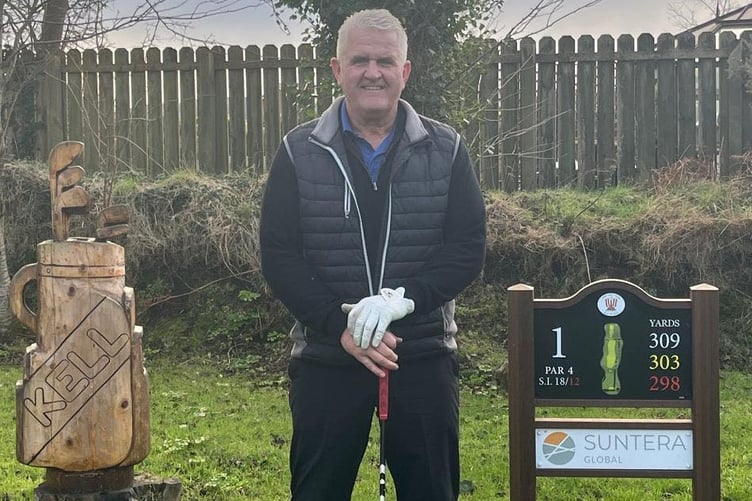 Nigel Rawlinson was captain of Peel Golf Club